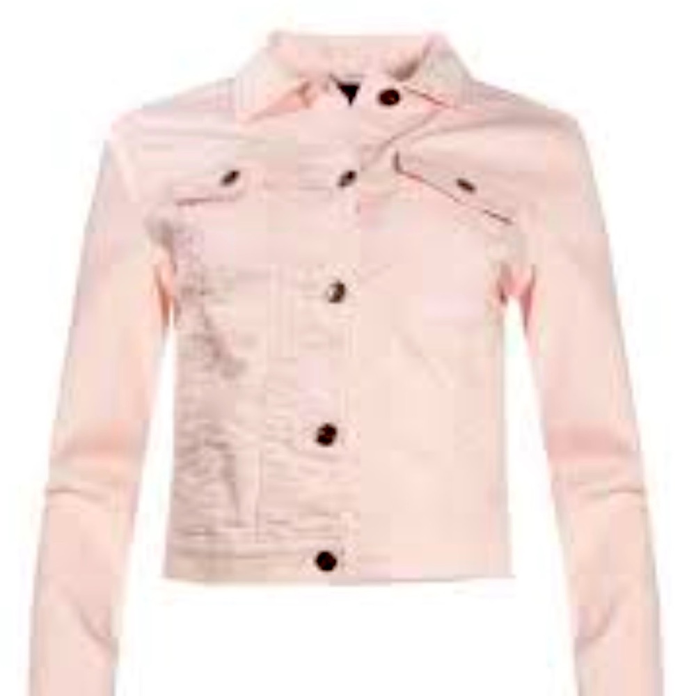Fairweather Moto Jeans // Pink Denim Jacket